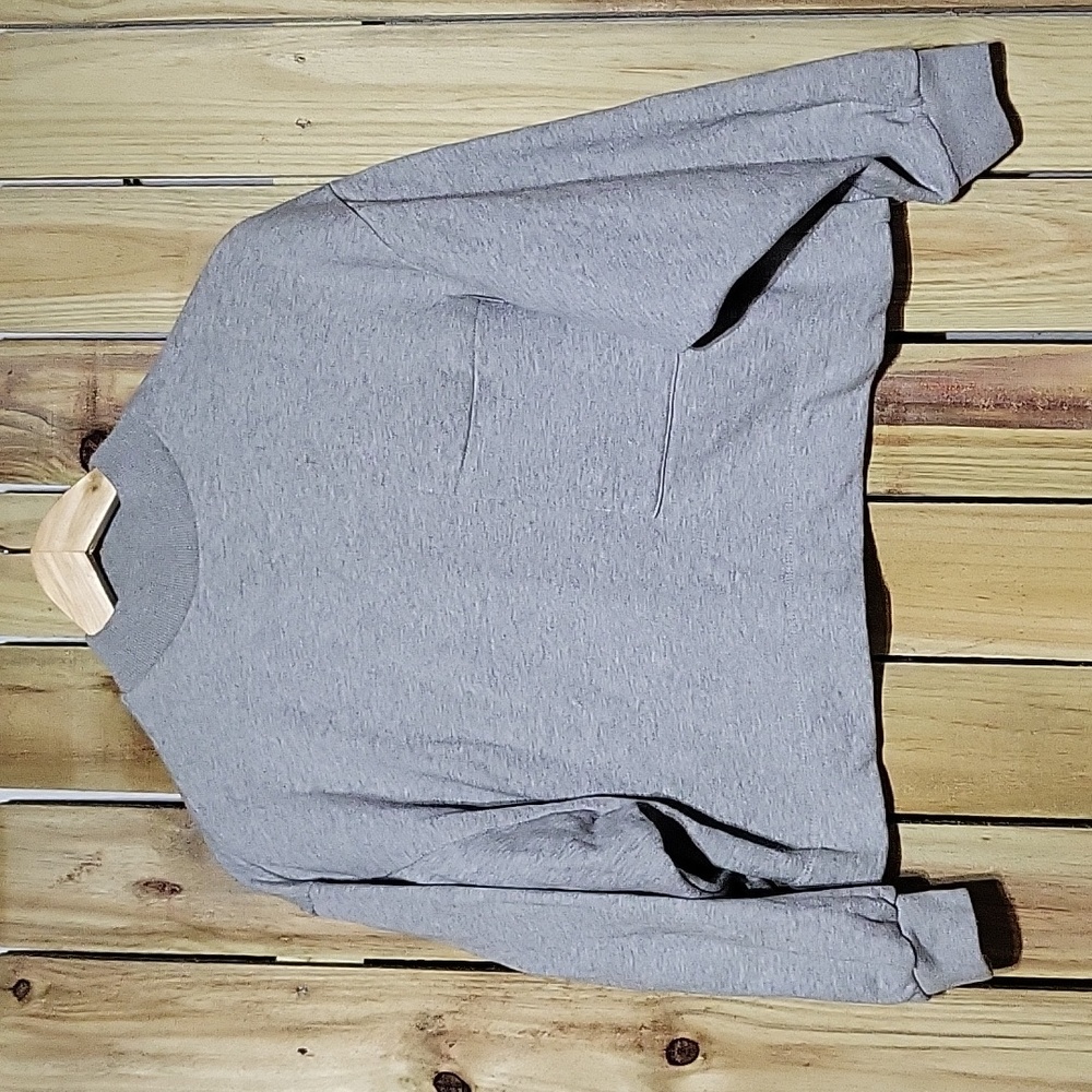 Oak+Fort Gray Crop Sweatshirt